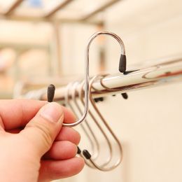 Metal S Shaped Hooks Bathroom Kitchen Coat Hooks Multifunctional Sundries Storage Hooks Hangers Holder Tool yq01872