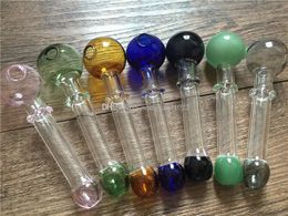 12cm long with 12mm OD Ball 30mm Colourful New Arrival Smoking spoon Pipes Somking Hand Pipe For Tobacco