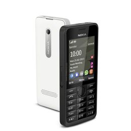 Original Nokia 301 Unlocked WCDMA 2.4" Dual SIM Cards 3.2MP QWERTY Keyboard Refurbished Mobile Phone