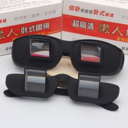 Wholesale-Practical Novelty Lazy glasses Supine Viewing glasses 2019 New Lying down watching ga Avoid cervical pain eyewear