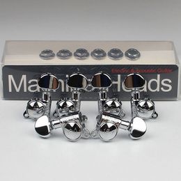 Chrome Grover Guitar Tuning Pegs 18:1 Machine Heads Tuners / Set Guitar Parts Made in Korea