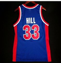 Custom Men Youth women Vintage Grant Hill Vintage College basketball Jersey Size S-4XL or custom any name or number jersey