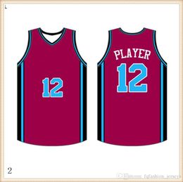 2019 2020 Basketball Jerseys Quick Dry BLUE red Embroidery Logos Free Shipping Cheap wholesale Men Size Jersey315