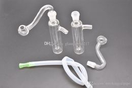 New Design mini Bongs thick pyrex Glass Water Pipes Bongs Water Bongs 10mm mini Bong dab rig Water Pipes Oil Rigs with hose and bowl
