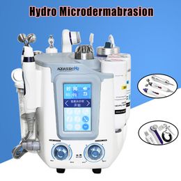 2020 New arrival Ultrasonic Face Scrubber Hydrodermabrasion Facial Micro Crystal Dermabrasion 6 In 1 Microdermabrasion Machine