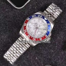 High quality 40mm GMT 126710 m1267 Asia 2813 Movement Automatic Mens Watch Date Cola Bezel Sapphire Glass Gents New Fashion Watches SS Hand
