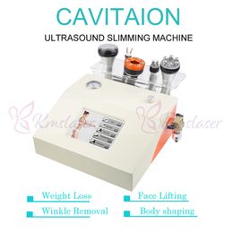 High quality New Design RF Cavitation Slimming Equipment 5 In 1 Home Cavitation RF Machine Portable RF Cavitation Weight Loss Machine