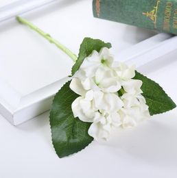 Aamazing product PU Hydrangea Flower bouquet 34cm long artificial flowers For Home decorations and Wedding Table centerpieces