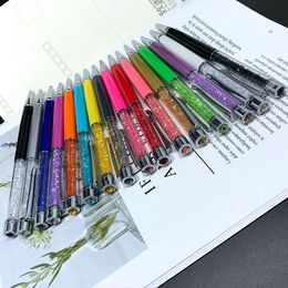 NEW Crystal Ballpoint Pens Pilot Stylus Touch Pen Advertising Signature Pen Writing Stationery Office School Supplies Gift