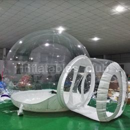 2020 New Inflatable Tent 5M Dia Bubble House With Tunnel Clear Igloo Dome Tent Bubble Hotel Bubble Tree Factory Price