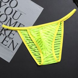 men seamless transparent lace thongs sexy men's penis pouch erotic sex g-strings fancy tight underwear gay jockstrap thong men