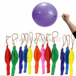 8 Grammes Thick Globos Hand Patting Balloons Bungee Latex Balloons Children's Day Inflatable Toys Air balloons Birthday Party Supplies