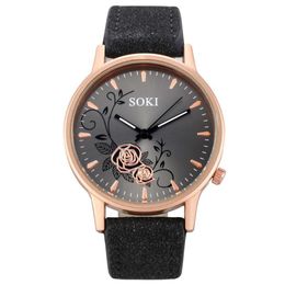 Elegant Dial Watches Women Luxury Bracelet Watch Dress Female Leather Montre Femme Quartz Wristwatches Relogio Feminino Gift #c T190619