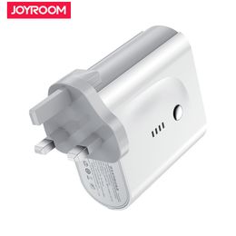 JOYROOM Fast Charger Wall Charger D-T189 Portable 5000mAh Power Bank UK Plug USB Charger for Iphone 11 Samsung S20