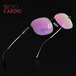 Wholesale- Titanium Alloy Eyeglasses Frame Full Rim Metal Glasses Optical Prescription Eyewear Frame Spectacles