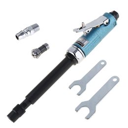 Freeshipping1/4 Inch 25000 Rpm Extended Shaft Straight Shank Pneumatic Tools Grinding Machine Air Die Grinder For Engraving Tyre Repa