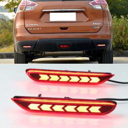 For Nissan Qashqai X-trail Teana Altima Led Brake Light For Infiniti Q50 Q70 QX30 QX80 Rear bumper Reflector Driving Fog Lamp