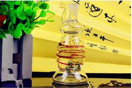 New Special-shaped Stripe Bottle (No. 1) Water Tobacco Bottle Bongs Oil Burner Pipes Water Pipes Glass Pipe Oil Rigs Smoking Free Shippin