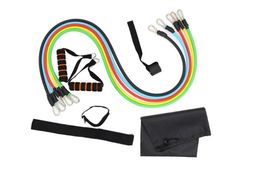 2020 new 11 in 1 set Fitness Resistance Bands Set Hanging Stretch Pull Up Assist Straps Training Gym hot item