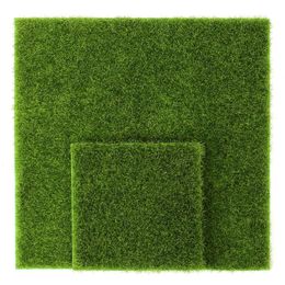 Square Micro Moss Landscape Ornament Plant Decorations Home Office Garden DIY Accessory - MIncrease pet relieve stress & natural scenery, gi