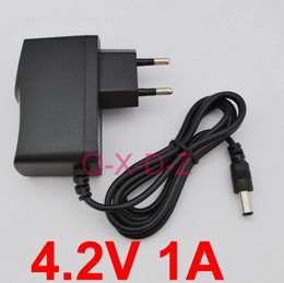 10PCS 4.2V 8.4V 12.6V 13.8V 16.8V 21V 1A 1000mA 5.5mmx2.1mm AC DC Power Supply Adapter Wall Charger For lithium battery