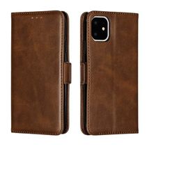 Calf pattern PU Leather Card Slots Holder Wallet Phone Case for For iPhone 11 Pro Max XR 7 8 6 Samsung Note10 S10