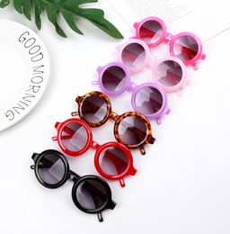 Girls Boys Fashion Sunglasses Round Kids Sunglasses Boutique style Children Sun Glasses Eyeglasses kids Uv protection Beach Sunblock A1729