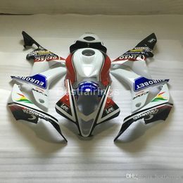 Injection molding hot sale fairings for Honda CBR600RR 2007 2008 white red blue black fairing kit CBR600RR 07 08 LL12