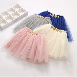 Kids Clothes Girls Tutu Mini Dresses Dance Mesh Skirts Pettiskirt Ballet Tulle Pettiskirt Summer Girl Princess Dress Stagewear YP552