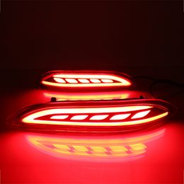 Car light Reflector LED Rear Fog Lamp Bumper Light Brake Light Turn Signal For Honda City Grace 2015 2016