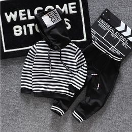 BibiCola 2019 baby boys clothing sets spring autumn kids boys tops+ pants infant sport suit for boys Toddler tracksuit outfits T191024