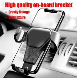 Universal Gravity Car Phone Holder Air Vent Mount Stand For iPhone X XS MAX XR No Magnetic with retail package