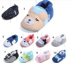 Newborn Winter Boots 0-18M infant Cartoon Baby Cotton Shoes Anti-slip soft Boots Winter Infant Toddler Walking Shoes Prewalkers