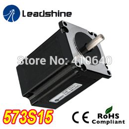 Free Shipping GENUINE Leadshine 573S15 3 Phase Hybrid Stepper Motor with 1.3 N.m 5.8 A length 76 mm shaft 8 mm