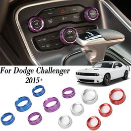 Car Switch Ring Auto Air conditioning Switch Ring For Dodge Challenger 2015 UP Car Styling Car Interior Accessories