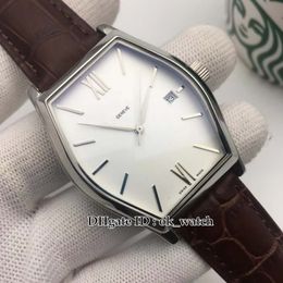 5 styles NEW Malte 82131/000P-9764 Automatic Mens Watch 316 Steel case White dial leather strap High Quality cheap Gents dress watches