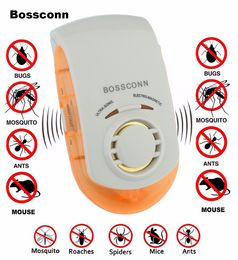 USA Plug Electronic Ultrasonic Mosquito Repeller Mouse Mosquito Repellent Killer Mouse Cockroach Insect Rats Spiders Pest Control