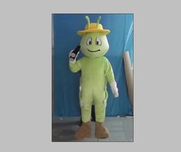 2020 Discount factory sale Light and easy to wear green insect worn bug mascot costume for adult to wear