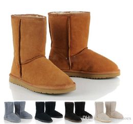 2018 kış Yeni Avustralya Klasik kar Boots A +++ Kalite Ucuz kadın erkek kışlık botlar moda indirim Bilek Boots ayakkabı boyutu 5-12