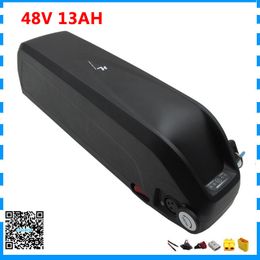 48V 13Ah Hailong scooter battery 750W 48V lithium ion ebike battery with 20A BMS USB Port 54.6V 2A Charger free customs fee