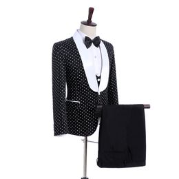 man pants for sale UK - Hot Sale Shawl Lapel Groomsmen One Button Wedding Groom Tuxedos Men Suits Wedding Prom Dinner Best Man Blazer(Jacket+Tie+Vest+Pants) 331