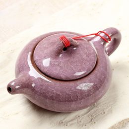 Chinese Traditional Ice crack glaze Tea pot Elegant Design Tea Sets Service China Red teapot Creative Gifts 2021273I