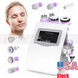 Free shipping 40k ultrasonic cavitation 8 in1 weight loss machine vacuum RF skin care salon spa beauty equipment