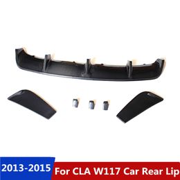 Car Rear Lip Spoiler Bumper For benz CLA Class W117 Revozport Style real carbon fiber 2013-IN