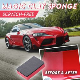 2PCS Magic Clay Sponge Bar Car Pad Block Cleaning Eraser Wax Polish Pad Tool