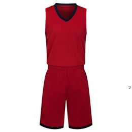 2019 New Blank Basketball jerseys printed logo Mens size S-XXL cheap price fast shipping good quality Dark Red DR002AA12