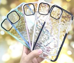 Luxury fashion Diamond TPU Phone Case For iPhone 11 Pro Max 8 7 6 plus Two Tone Colorful Shockproof full protect Back Cover