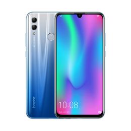 Original Huawei Honor 10 Lite 4G LTE Cell Phone 6GB RAM 128GB ROM Kirin 710 Octa Core Android 6.21" Full Screen 24.0MP AI Fingerprint ID 3400mAh Smart Mobile Phone