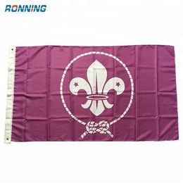 Buy World Scout Flag Flag Online , Nuge Boy Scouts of America World Scout Flag 3' X 5' Deluxe Indoor Outdoor Banner