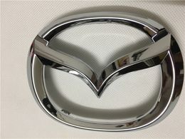 Front bumper radiator grille emblem for MAZDA 3 16-19 BN BAPJ-51-730 chrome badge mascot